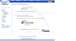 Desktop Screenshot of beatamusic.com